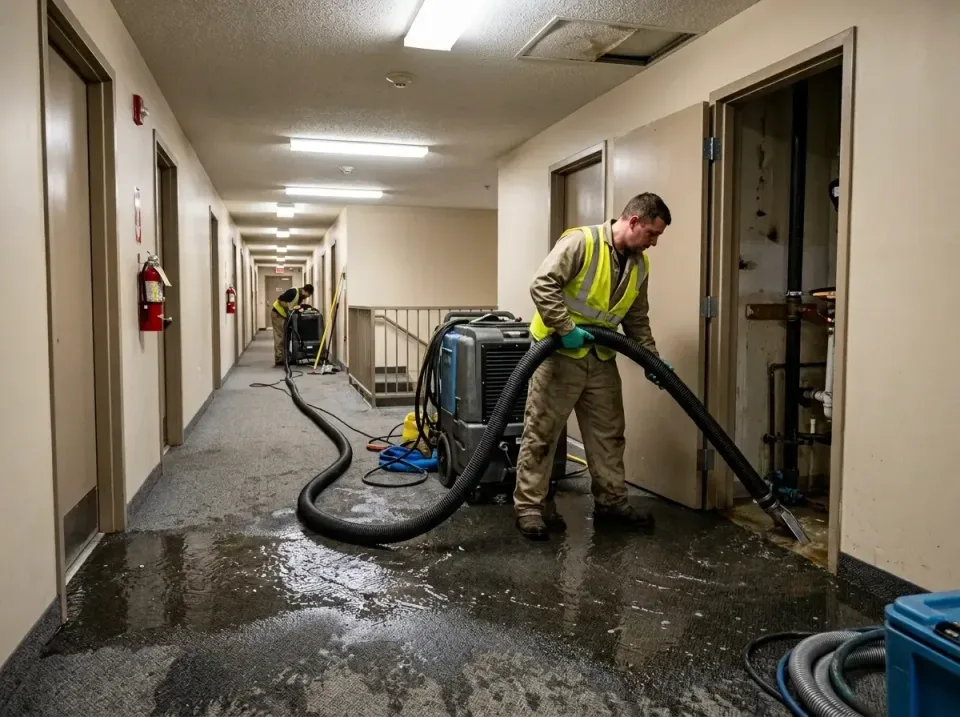 multi-unit-apartment-hallway-f-005 — frequently asked questions, Emergency Burst Pipe Water Extraction & Removal in Frazier…